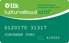 Finnish Occupational Safety Card